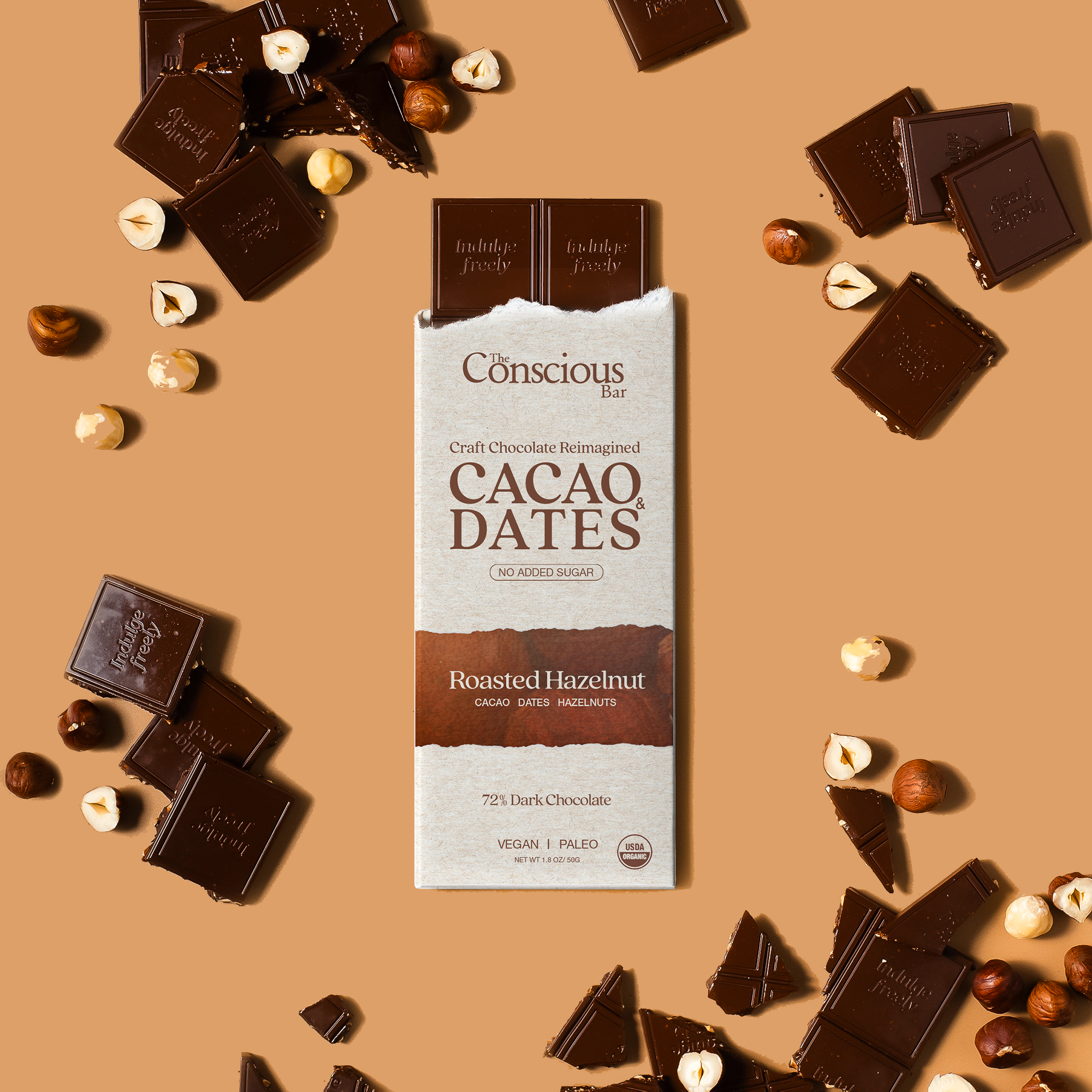 Date-Sweetened Chocolate, Hazelnut