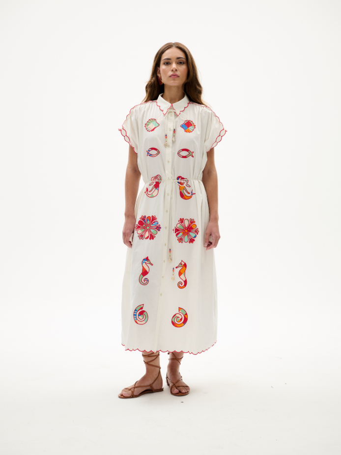 Valerie Dress, Off White