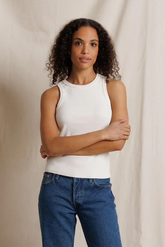 daphne tank, bright ivory