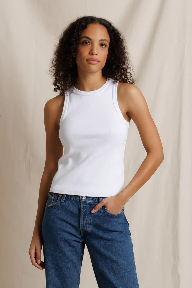 daphne tank, white