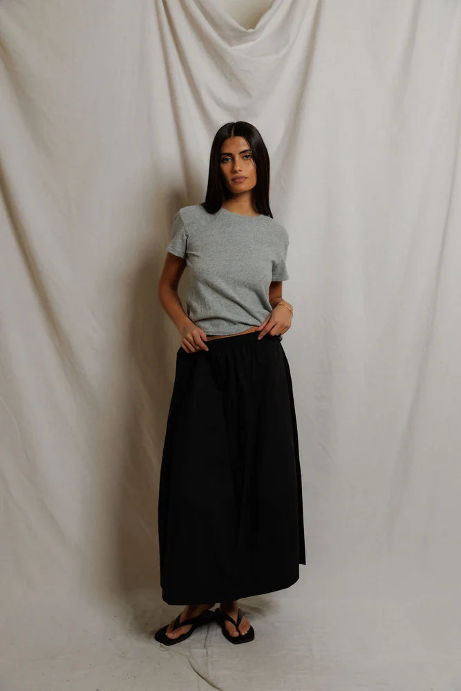minka skirt, true black
