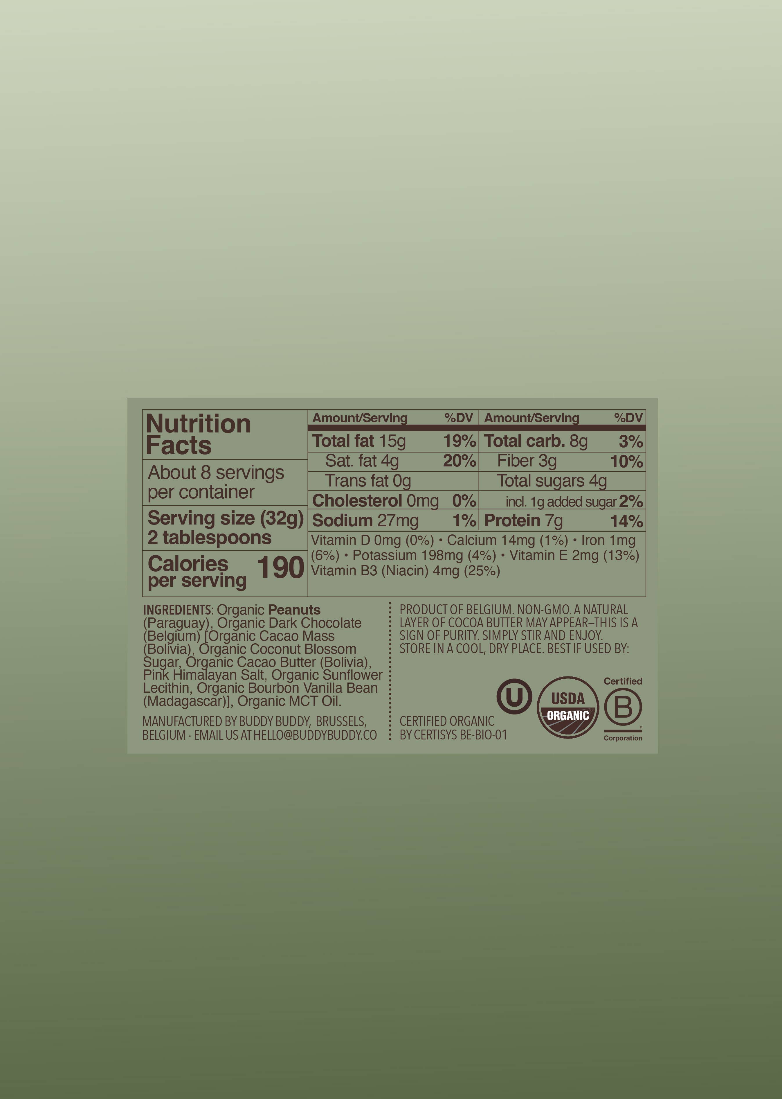 Organic Peanut Butter Cup