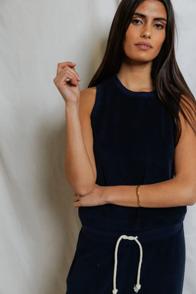 esther tank, navy