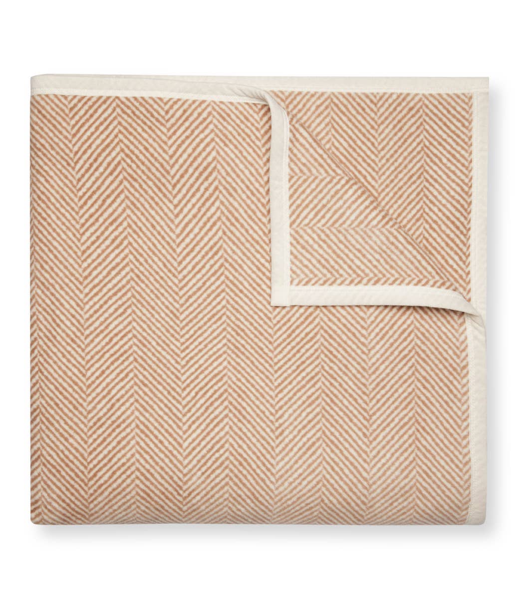 Herringbone Tan Blanket