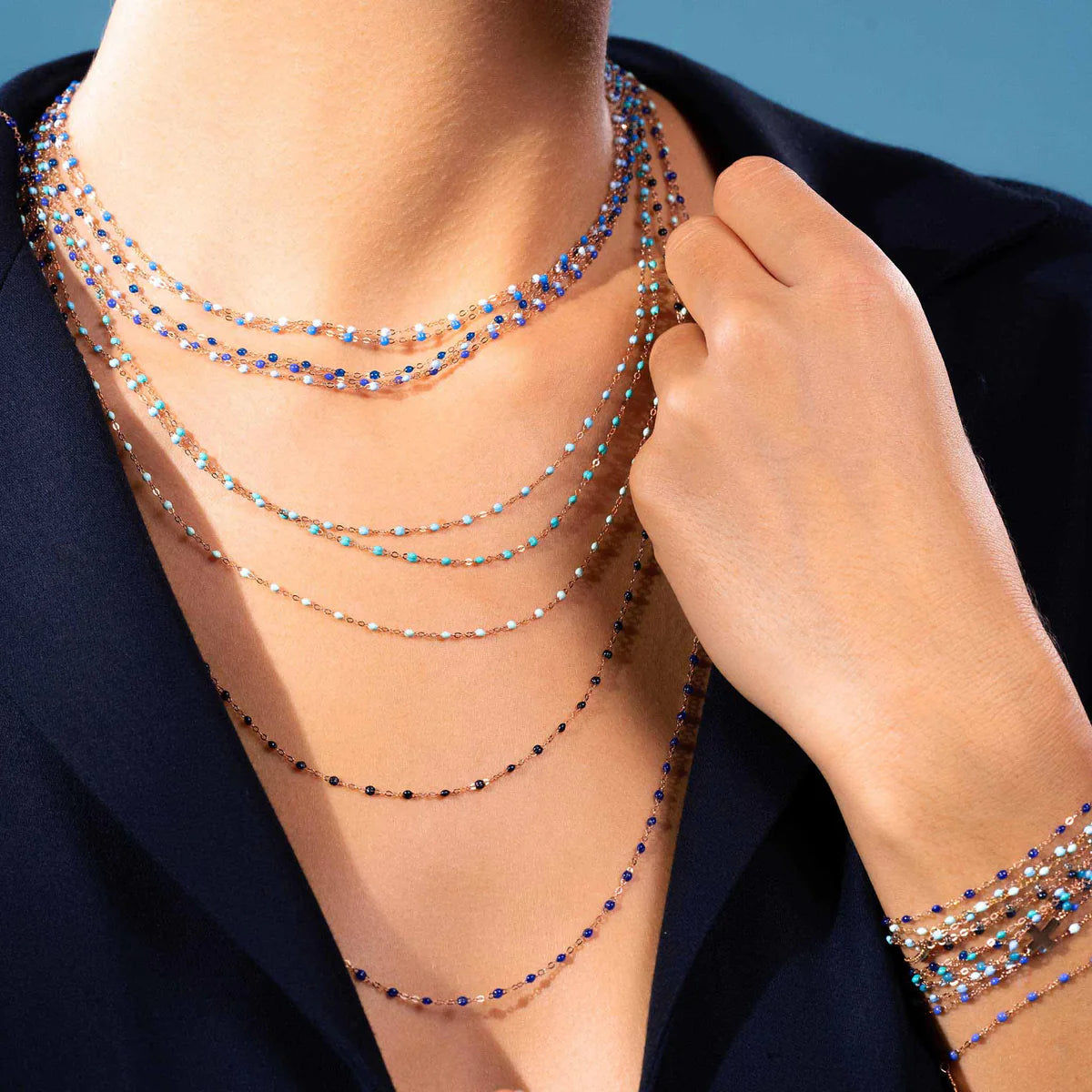 Classic Necklace in Lapis