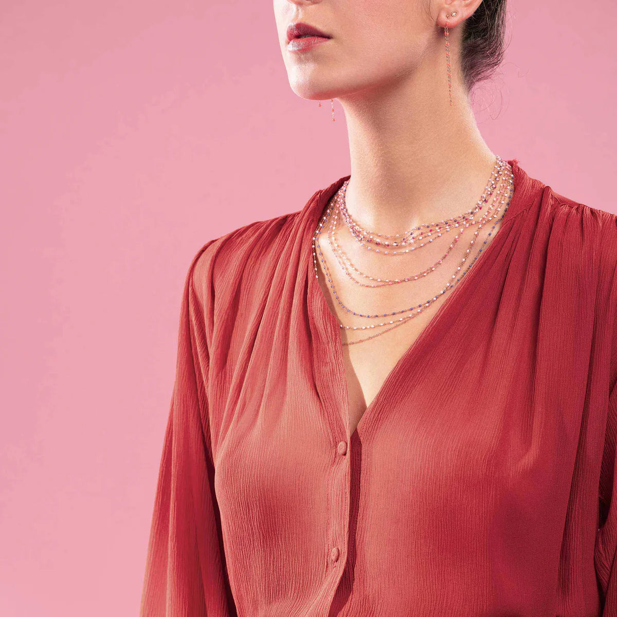 Classic Necklace in Lilac