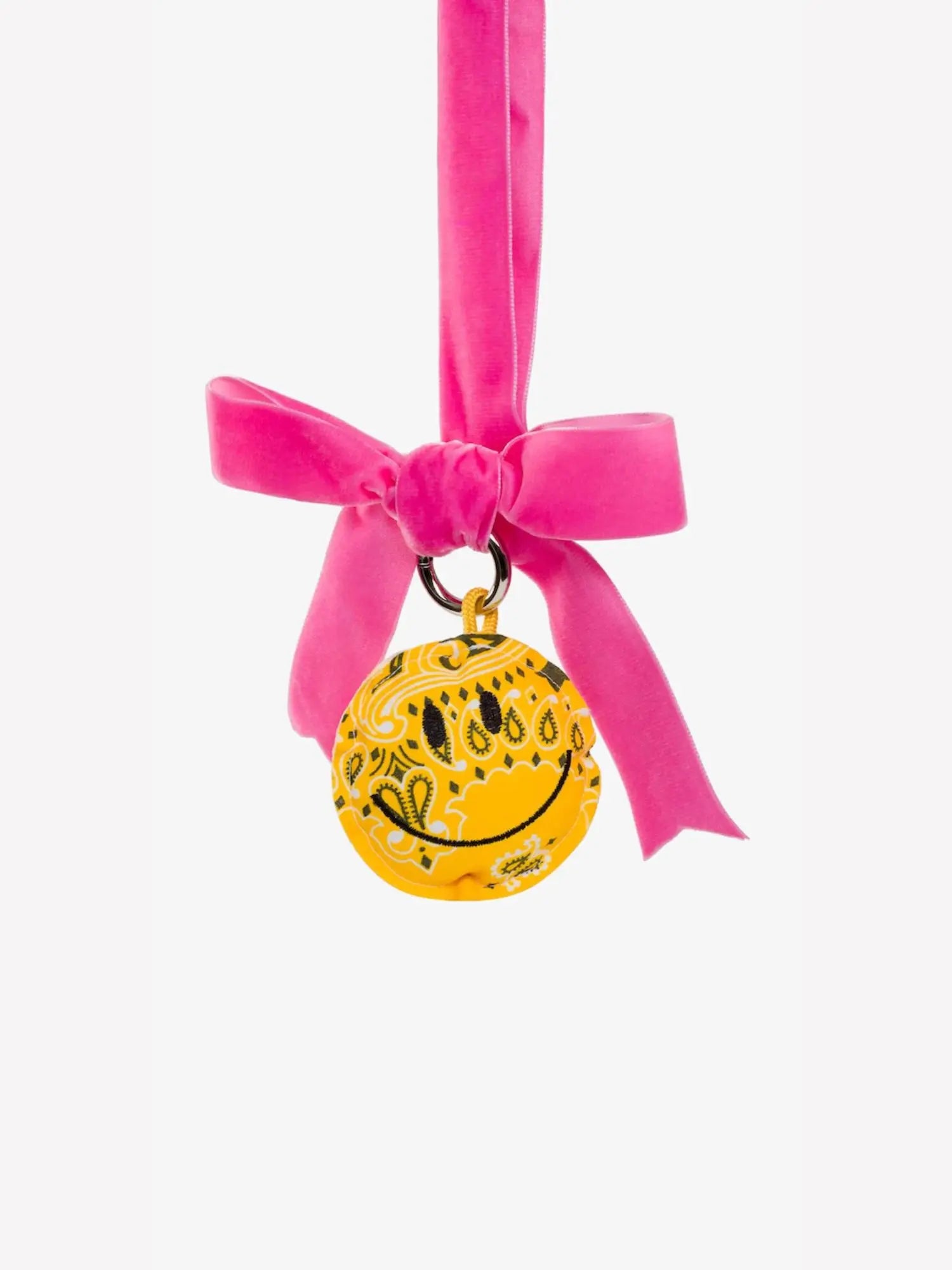 HAPPY FACE Keychain, Golden Yellow