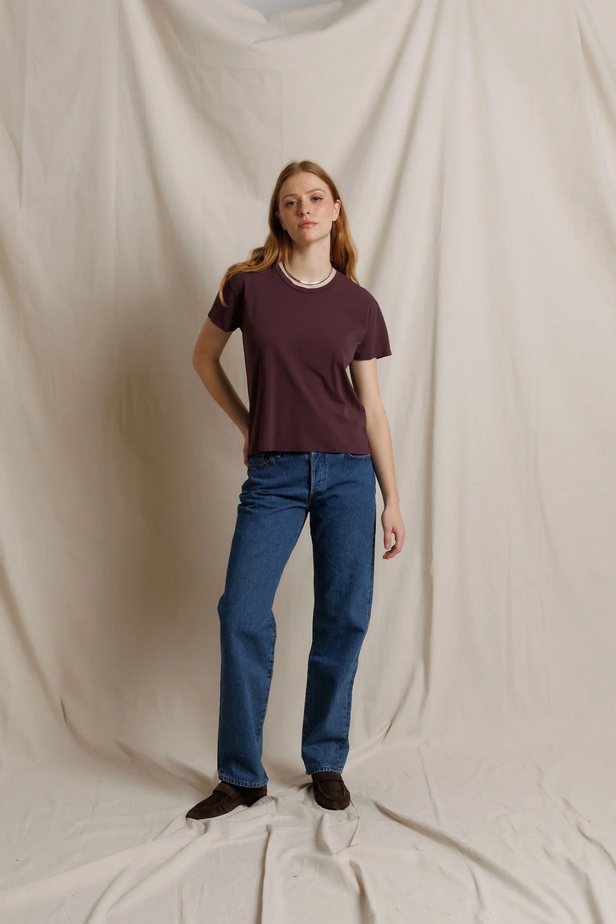 harley tee, cherry lacquer