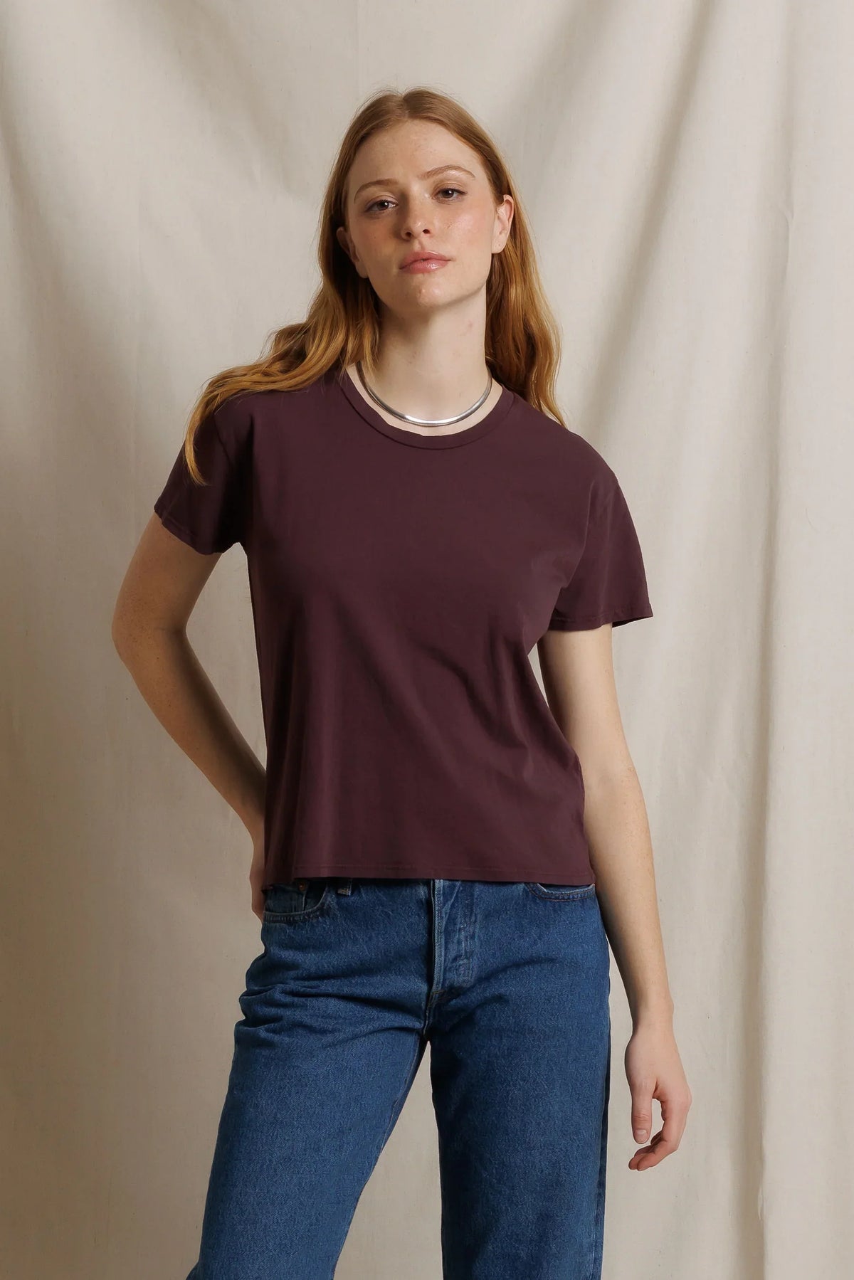 harley tee, cherry lacquer