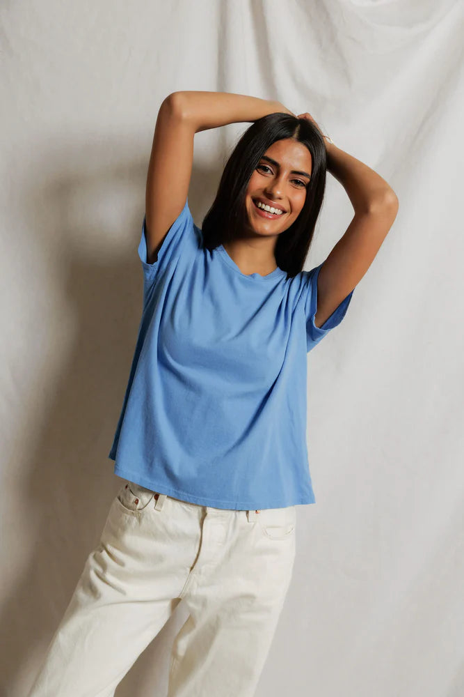 harley tee, pacific blue