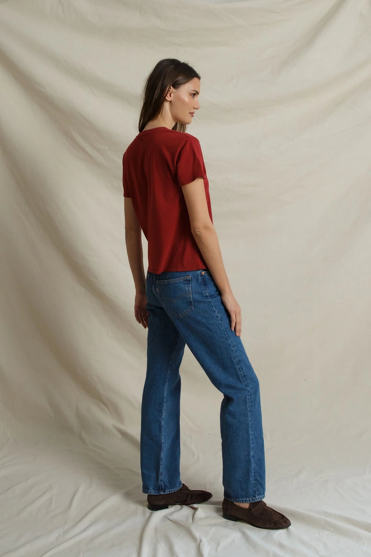 harley tee, ruby red