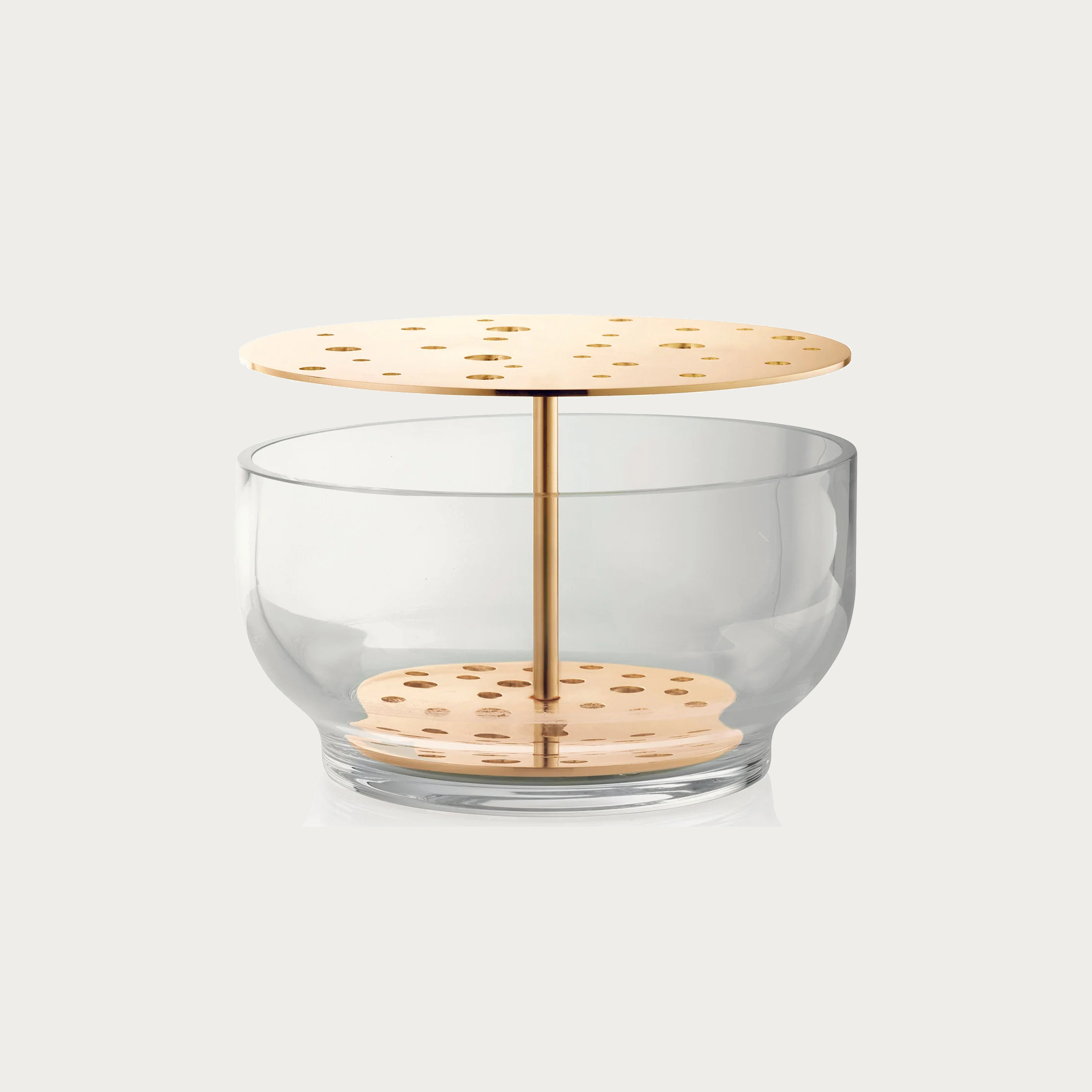 Ikebana Vase, Large — Brass Plated