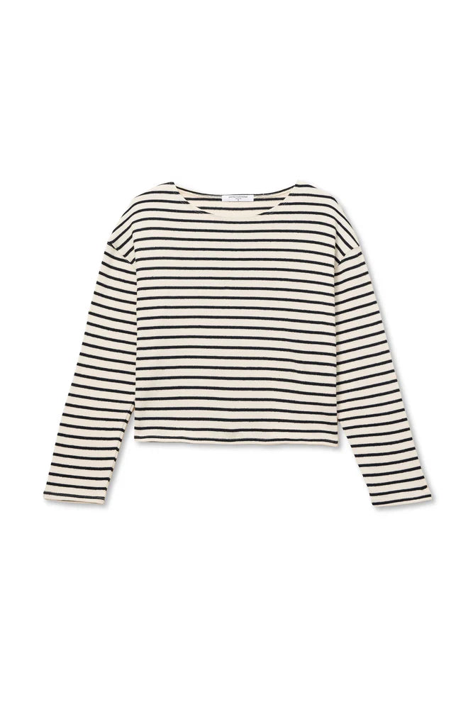 jenna long sleeve, black stripe