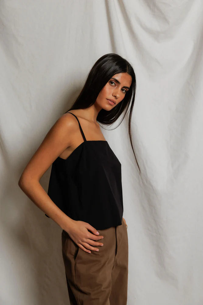 kamora top, true black