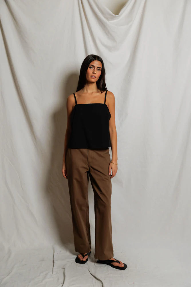 kamora top, true black