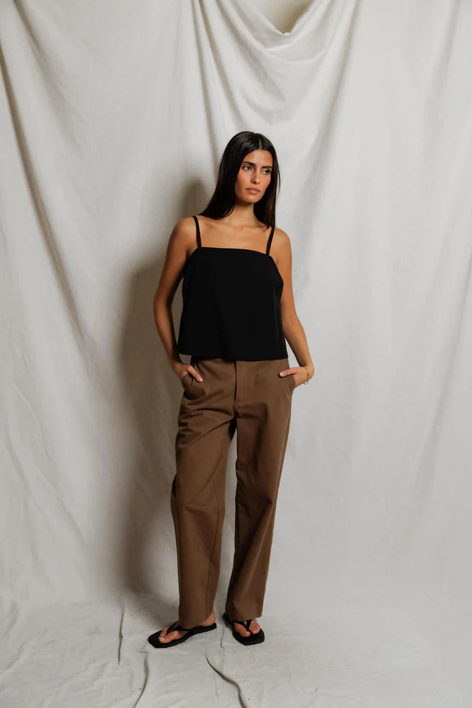 kamora top, true black