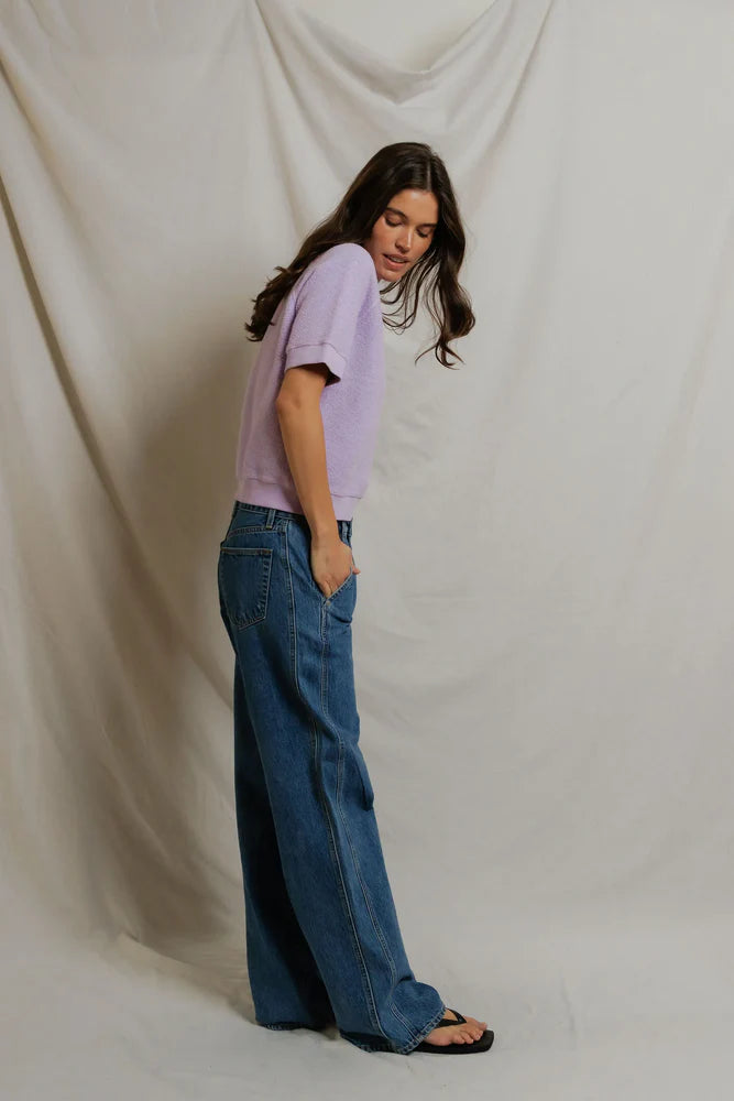 short sleeve ziggy, ultraviolet