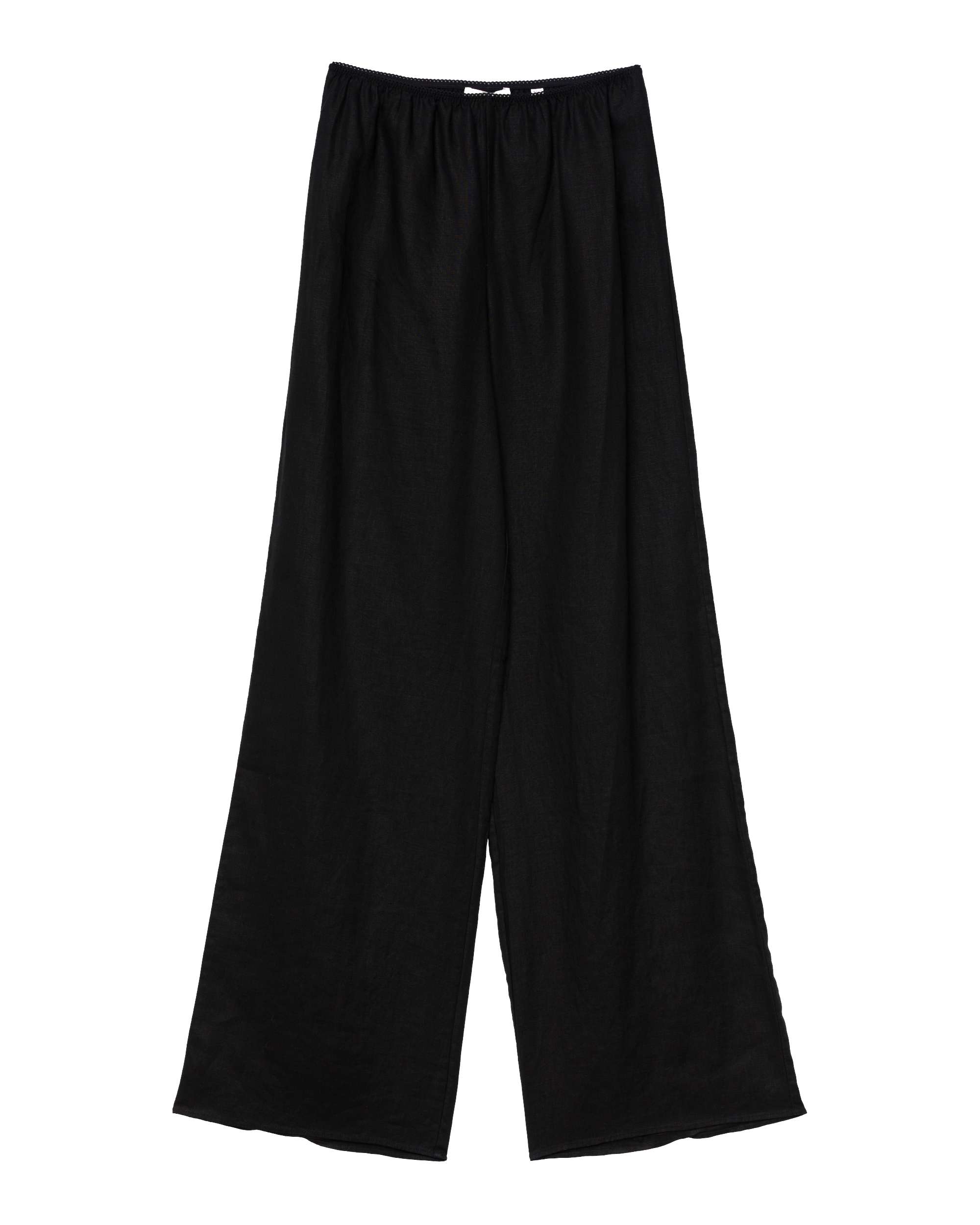 Lavon Linen Pant, Black
