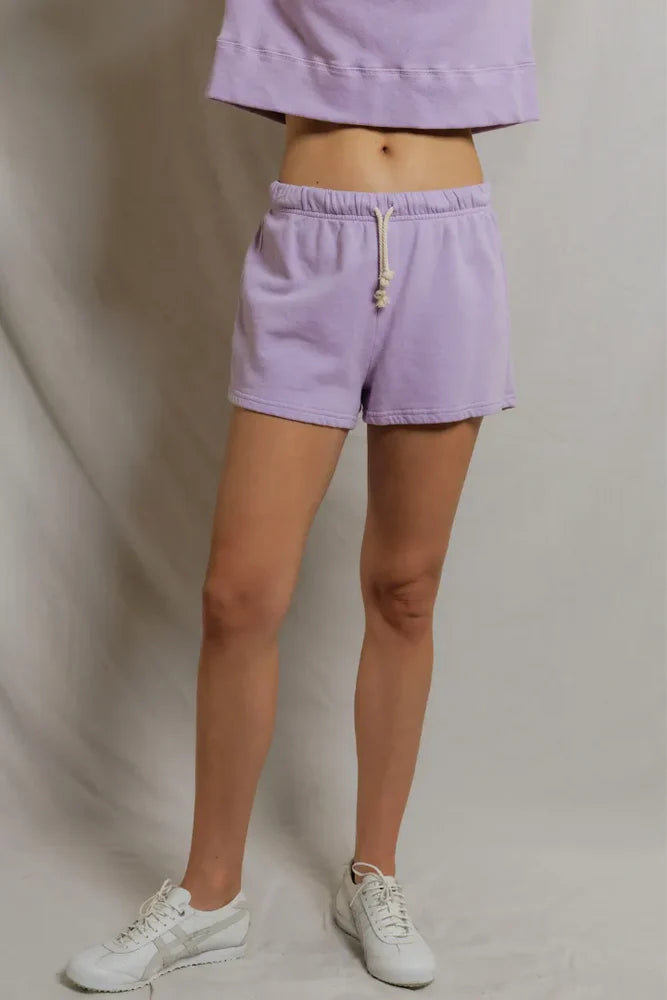 layla sweat short, ultraviolet