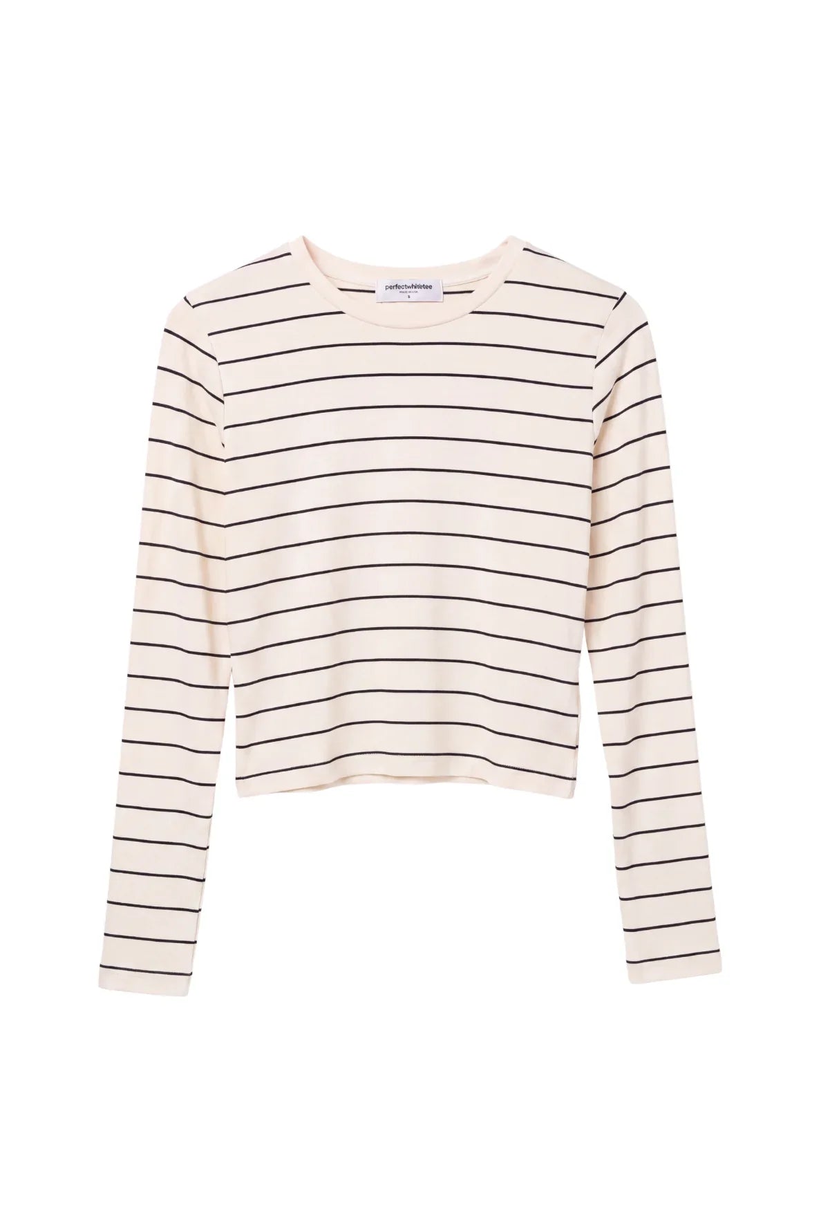 lisa long sleeve, natural stripe
