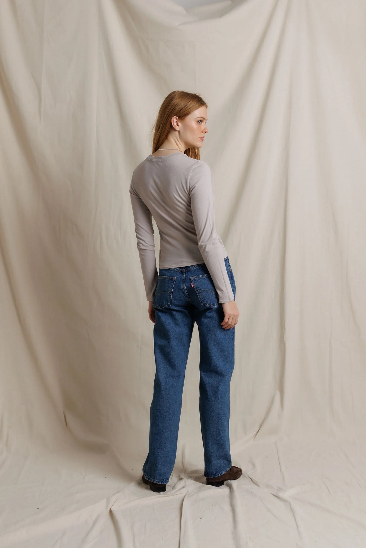 lisa long sleeve, cloud grey