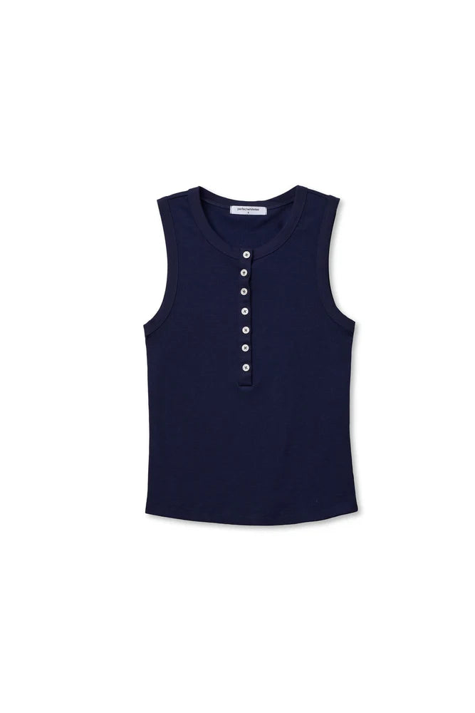loretta tank, navy