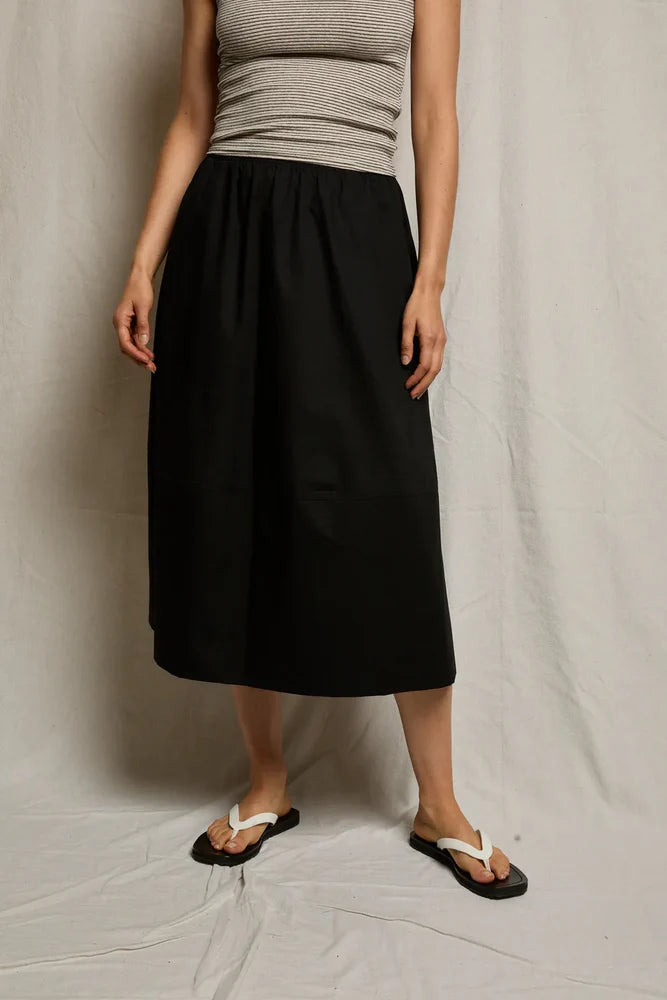 minka skirt, true black