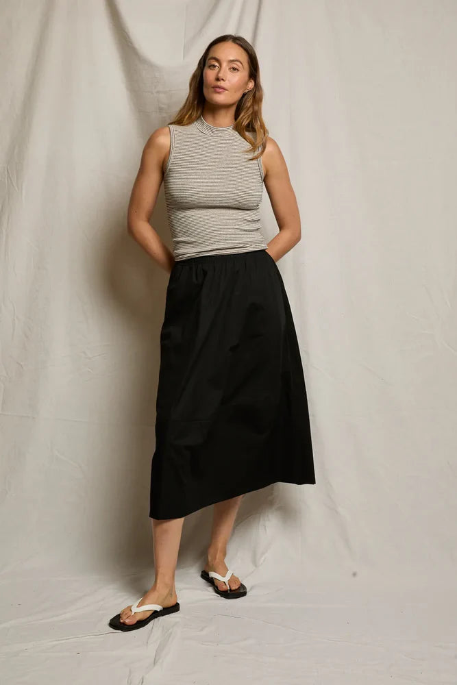 minka skirt, true black