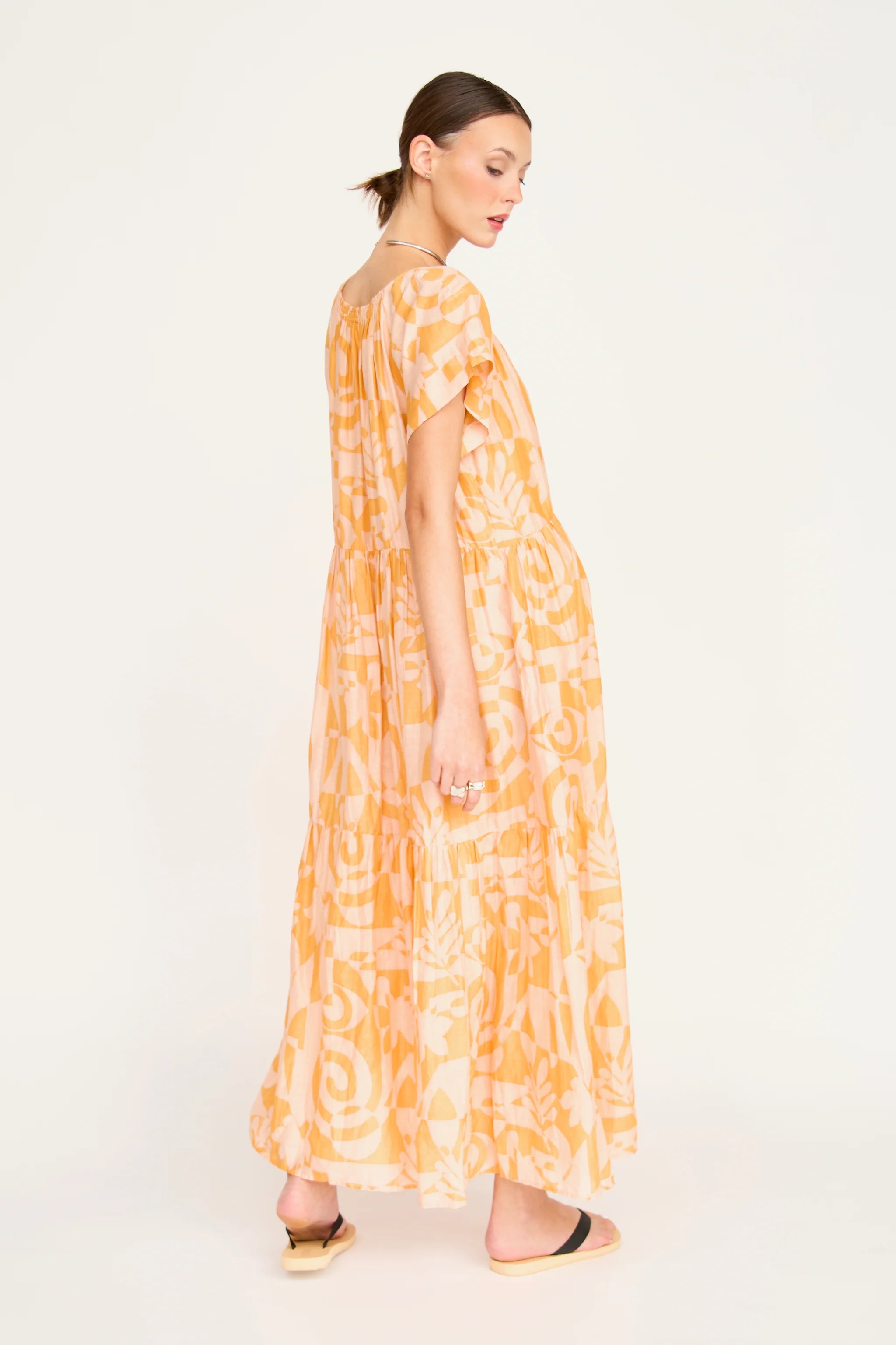 Vienna Maxi Dress, Orangesicle