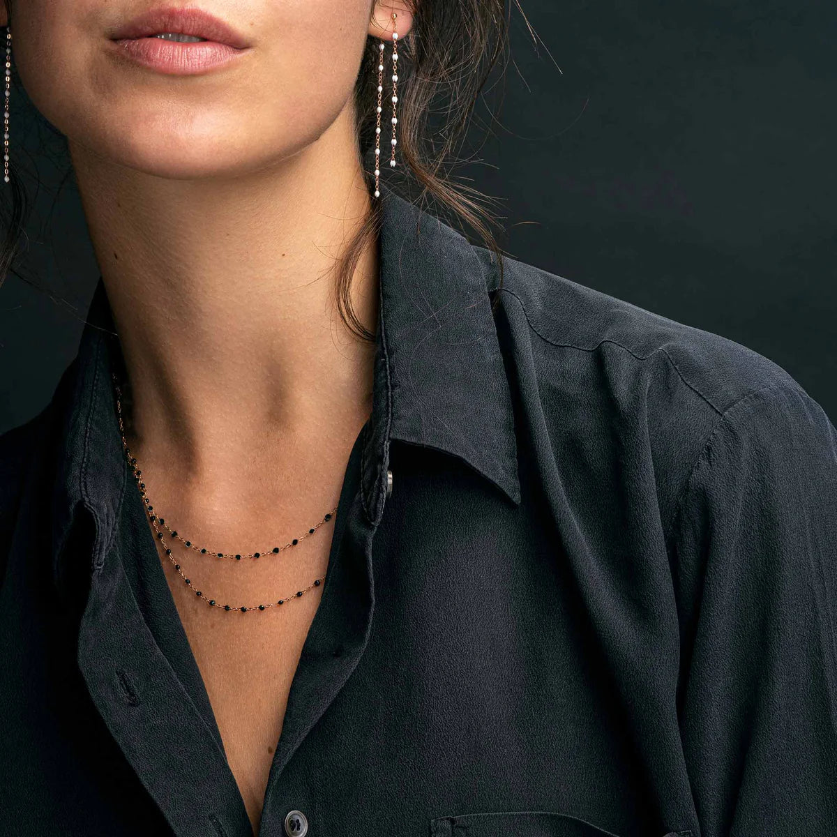 Classic Necklace in Black