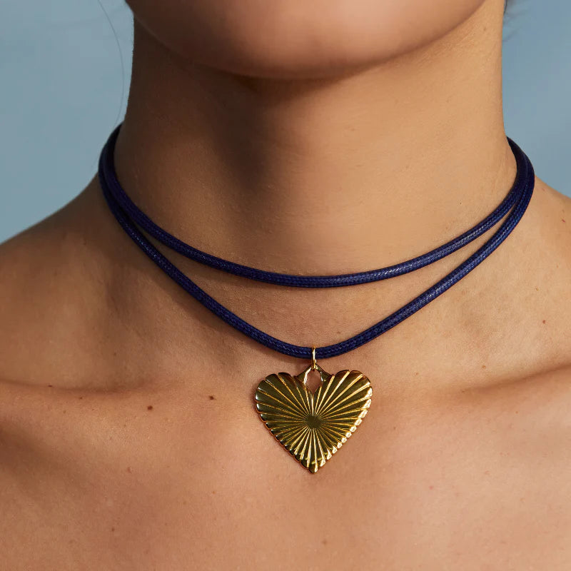 Navy Necklace Cord