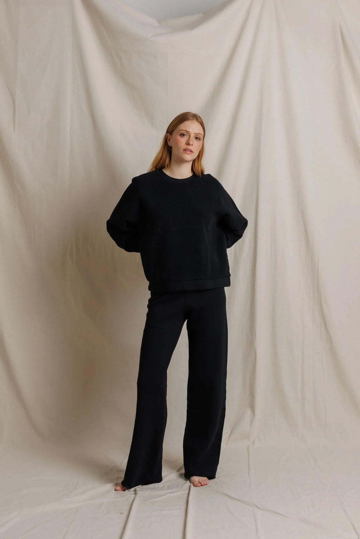 oversized ziggy, true black