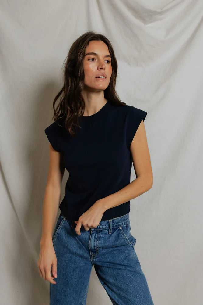 porter tee, navy