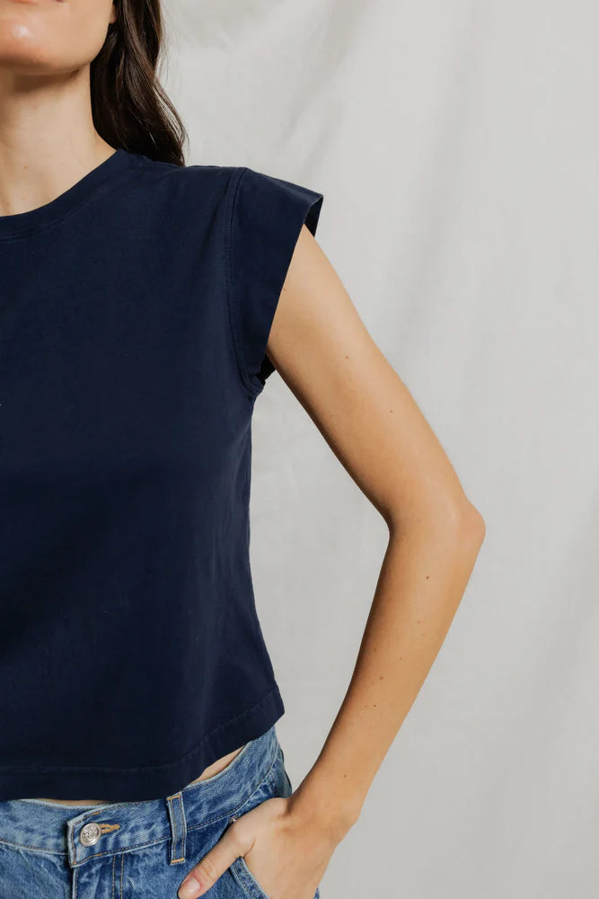 porter tee, navy