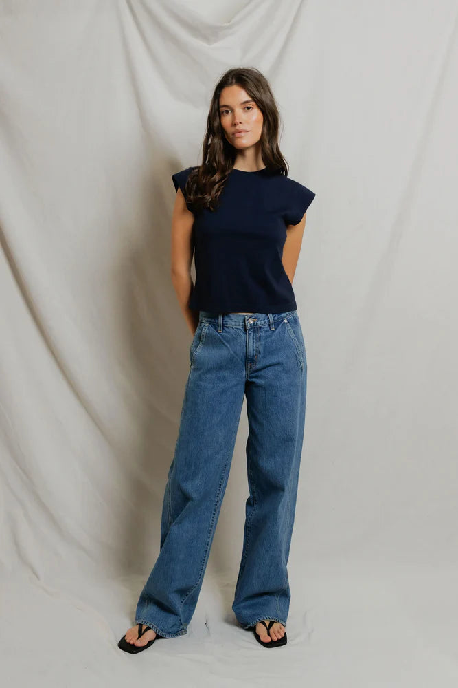 porter tee, navy