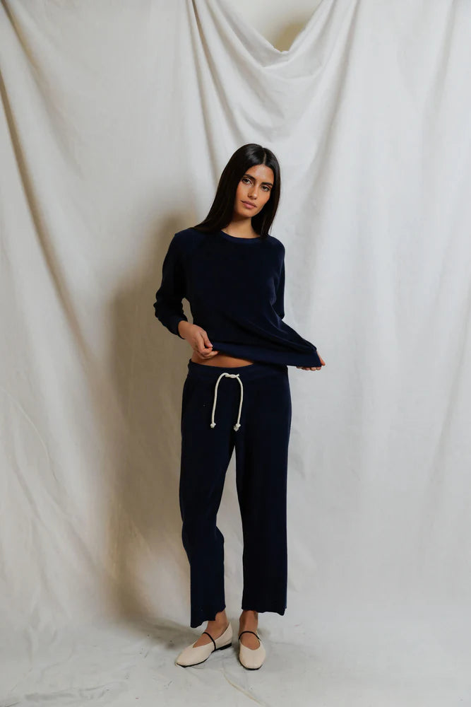 eliana capri pant, navy