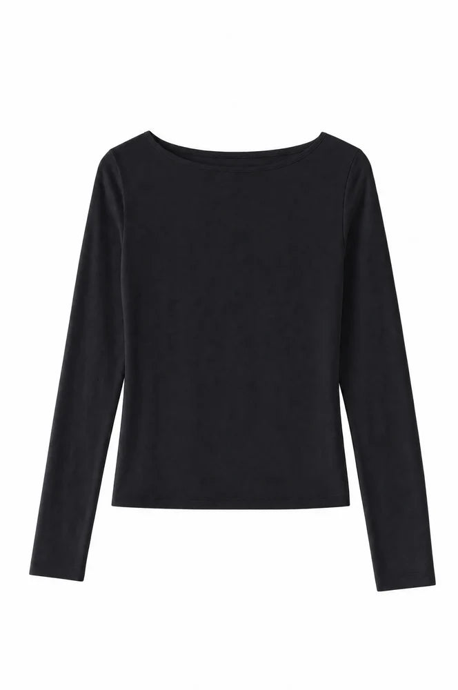 silva long sleeve, true black