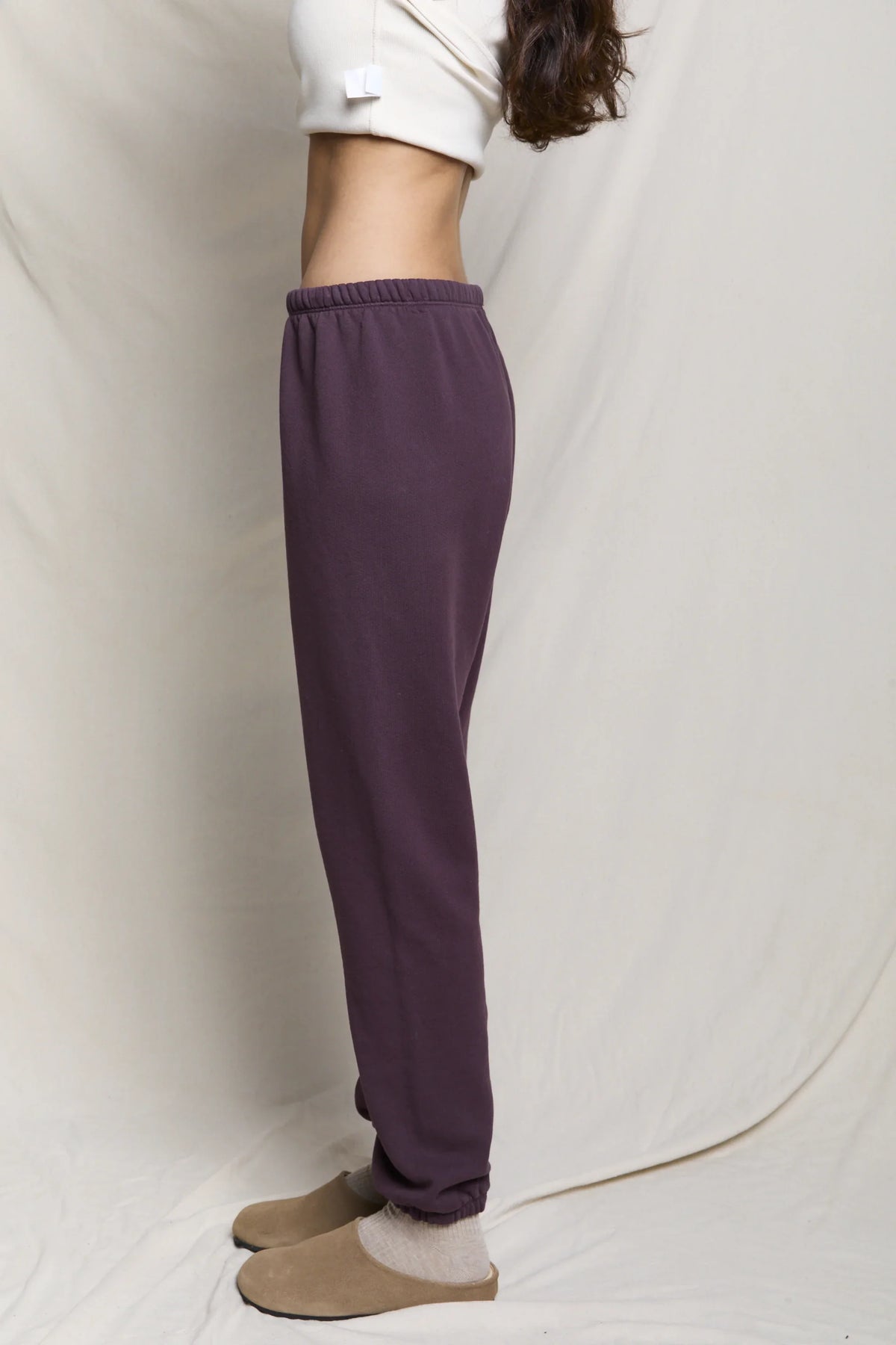 stevie sweatpant, cherry lacquer