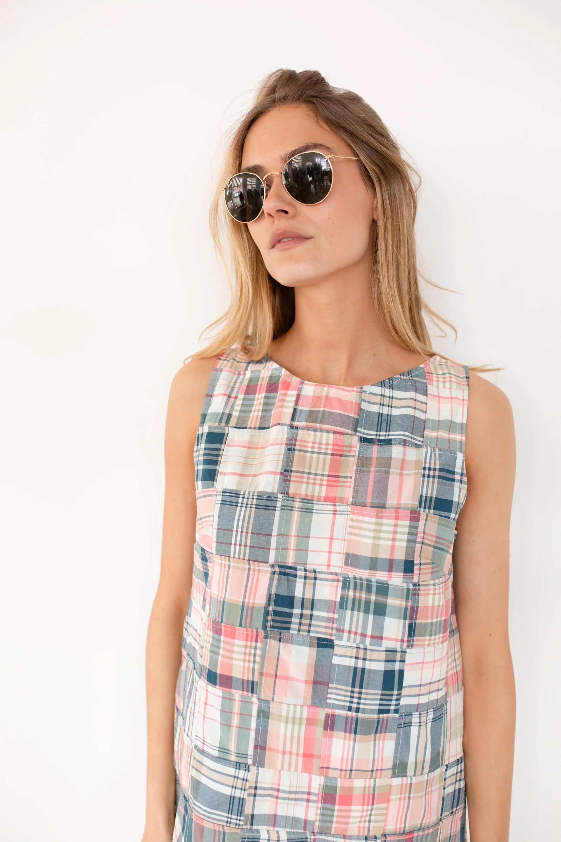 Madras Shift Dress