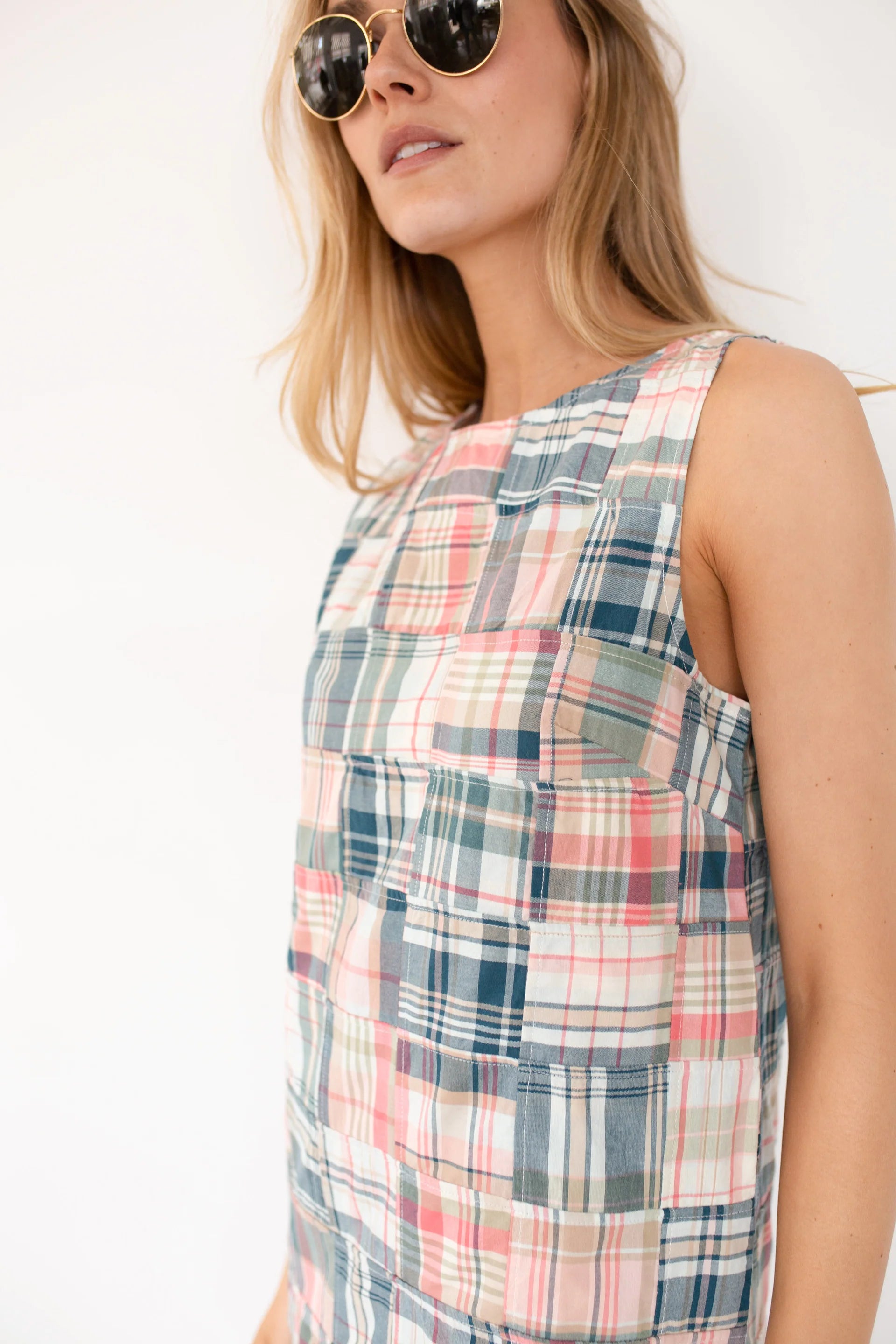Madras Shift Dress