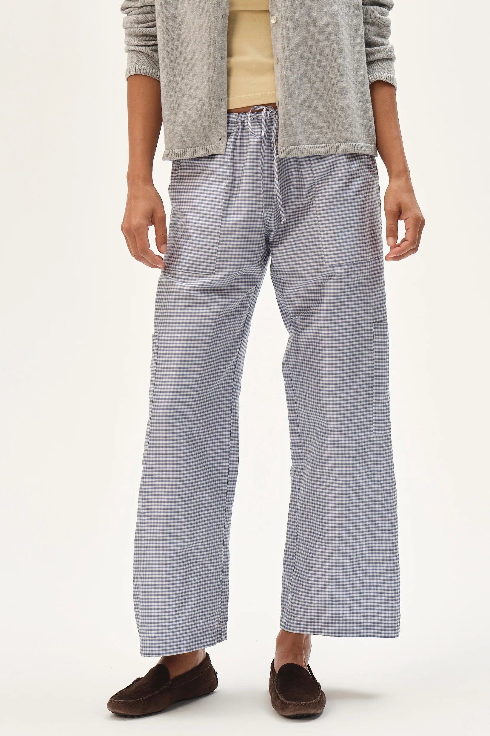 Taffeta Cargo Pant, Cornflower