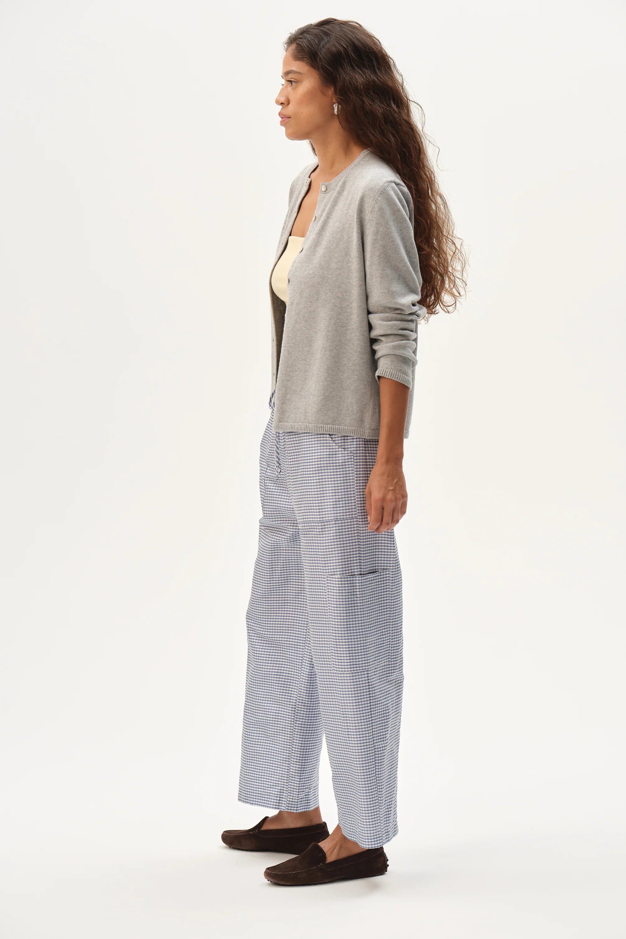 Taffeta Cargo Pant, Cornflower