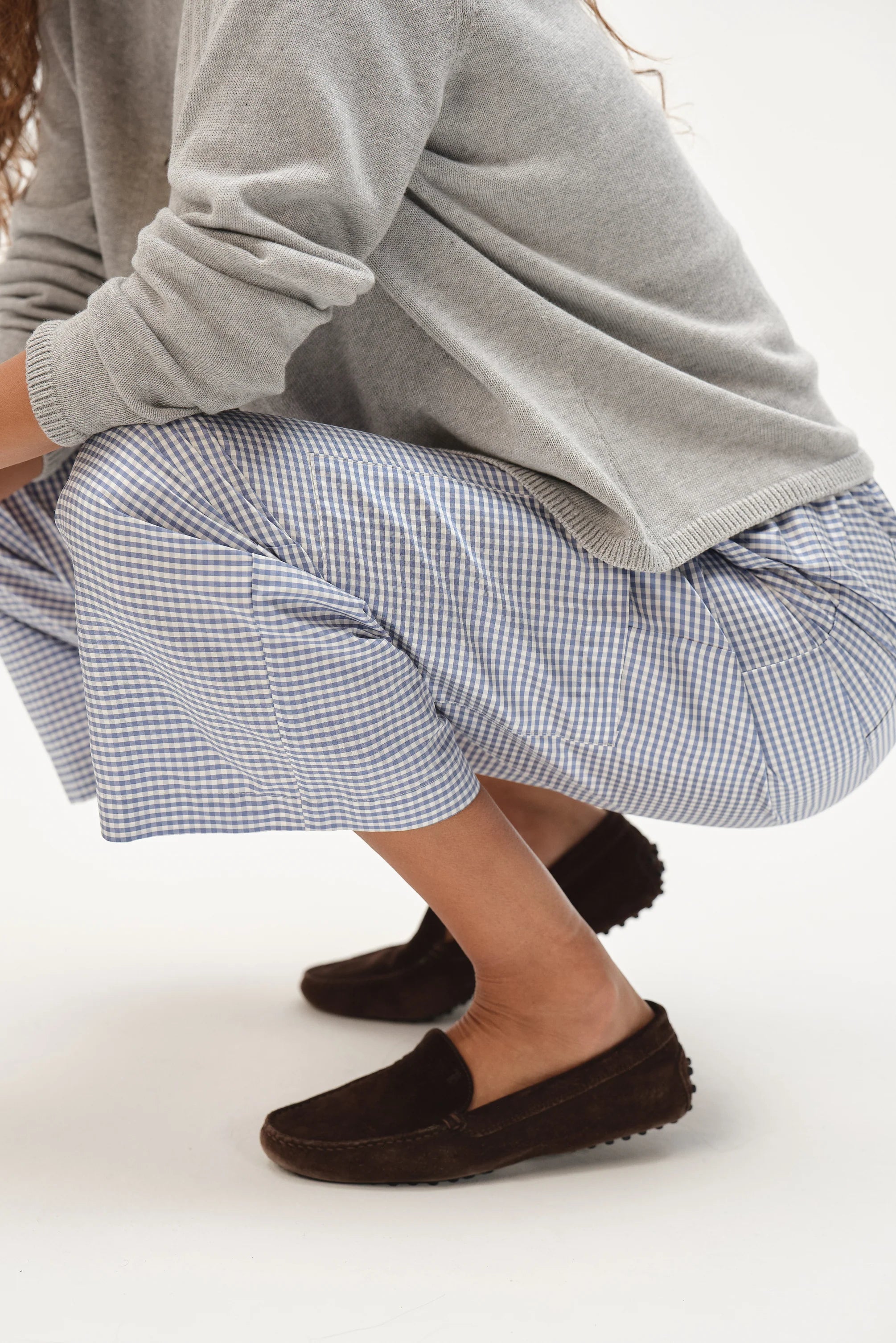 Taffeta Cargo Pant, Cornflower