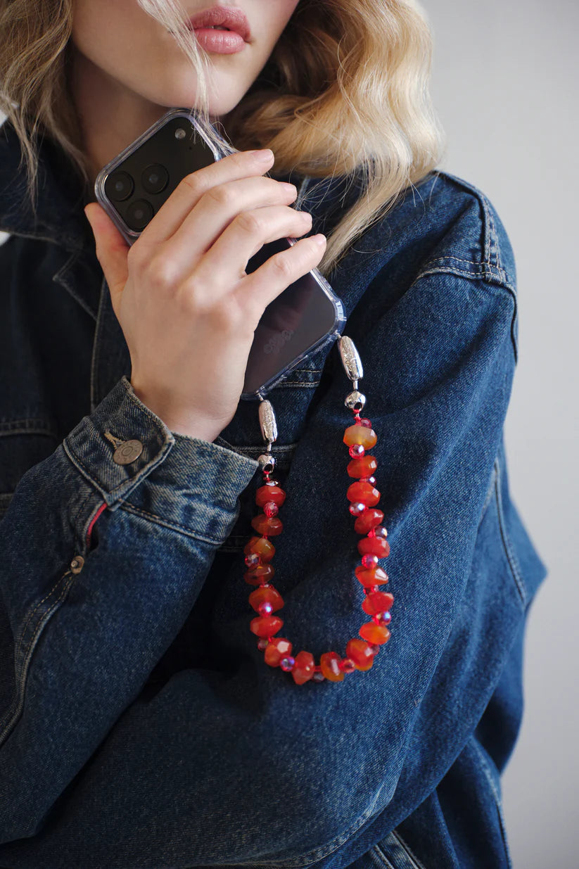 Vault Wristlet, Fire Agate