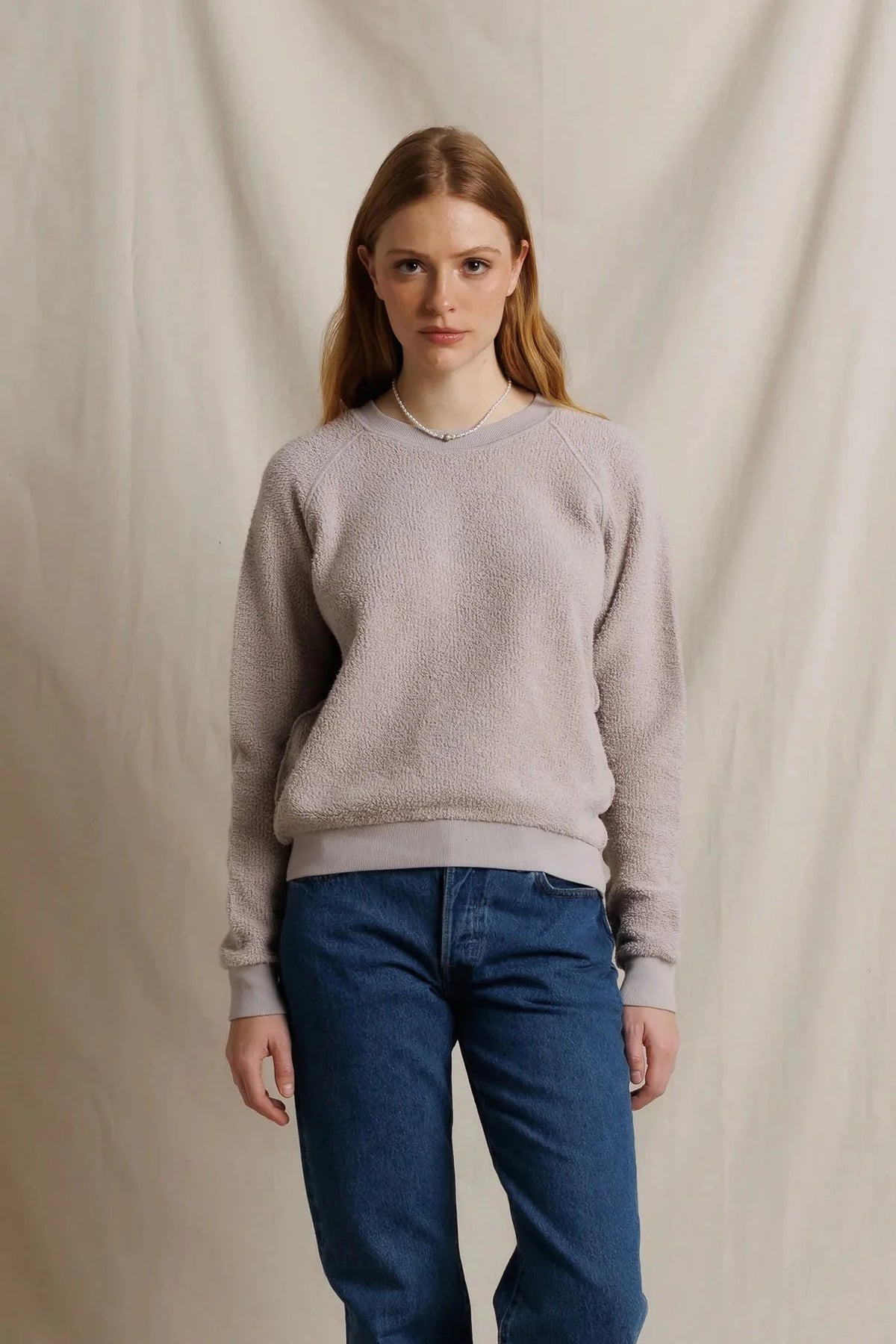ziggy sweatshirt, cloud grey