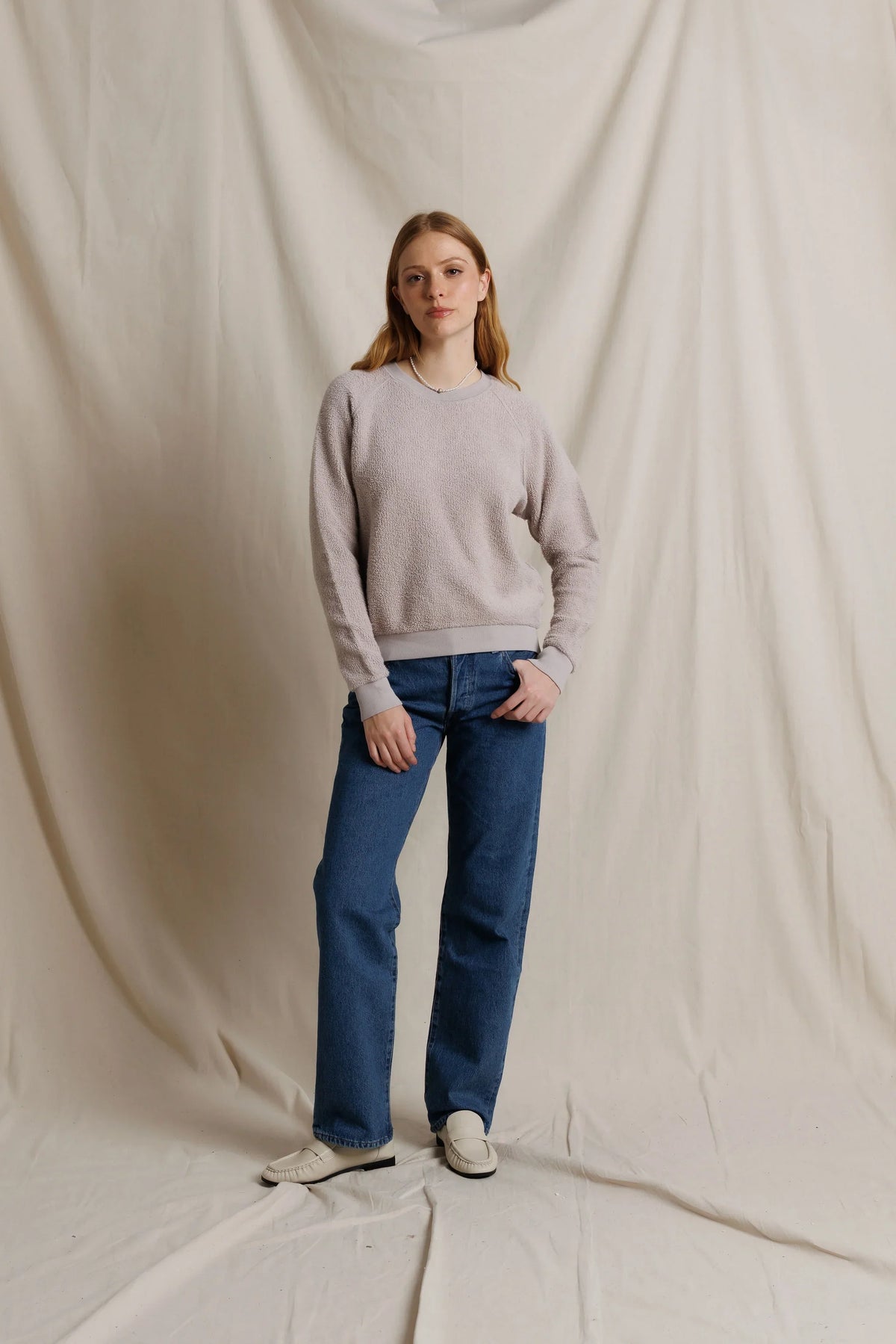 ziggy sweatshirt, cloud grey