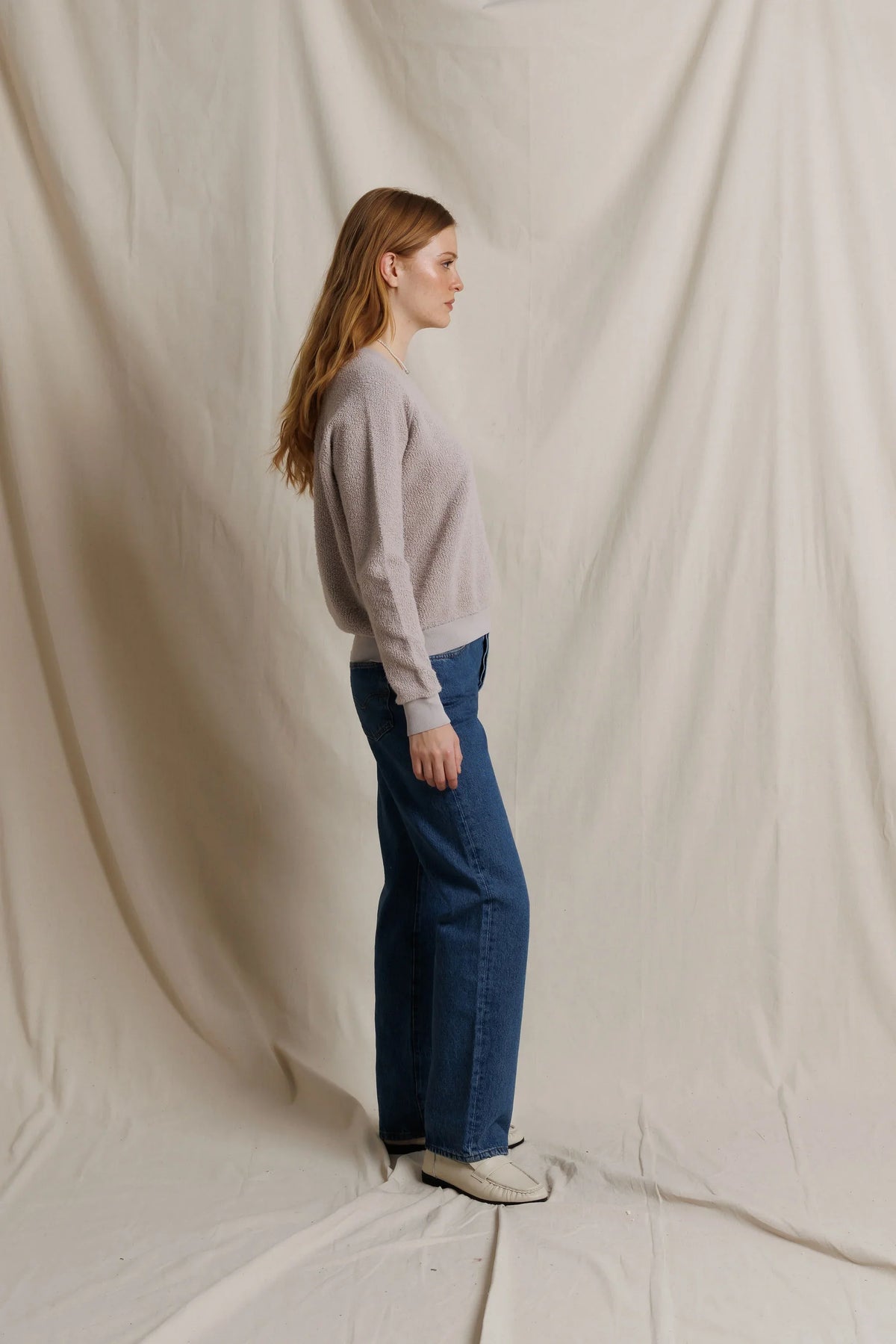 ziggy sweatshirt, cloud grey