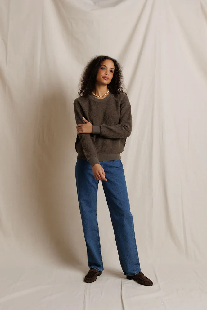 ziggy sweatshirt, dark olive