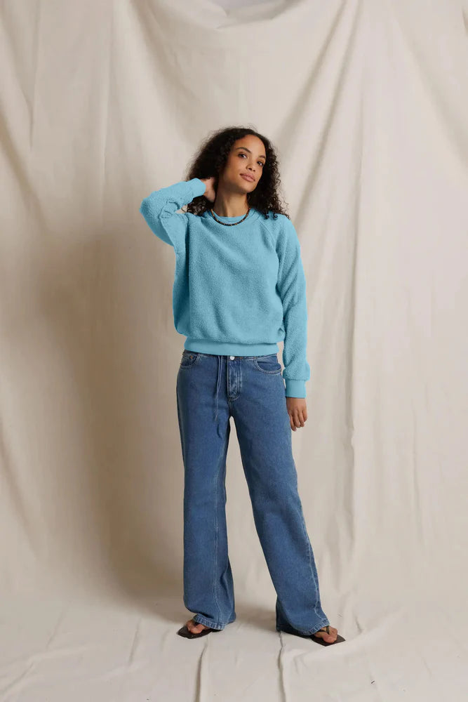 ziggy sweatshirt, milky blue