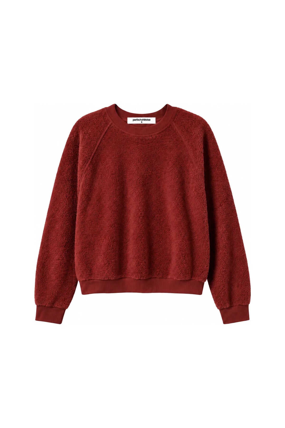 ziggy sweatshirt, ruby red